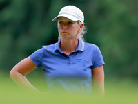 Lauren Hartlage of Kentucky waits on the 14th green during the third round of the KPMG Women's PGA Championship at Sahalee Country Club on S...