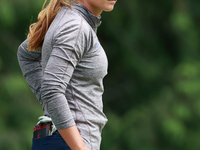 Lauren Hartlage of Kentucky waits on the 3rd green during the final round of the KPMG Women's PGA Championship at Sahalee Country Club on Su...