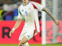 Riccardo Calafiori centre-back of Italy and Bologna FC 1909 during the UEFA EURO 2024 group stage match between Spain and Italy at Arena Auf...