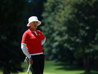 Amy Yang of Republic of Korea waits on the 6th hole during Day Four of the KPMG Women's PGA Championship at Sahalee Country Club in Sammamis...