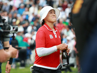 Amy Yang of Republic of Korea celebrates after winning the KPMG Women's PGA Championship at Sahalee Country Club in Sammamish, Washington, U...