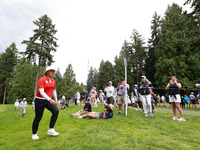 Amy Yang of Republic of Korea heads to the 17th hole during Day Four of the KPMG Women's PGA Championship at Sahalee Country Club in Sammami...