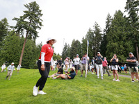 Amy Yang of Republic of Korea heads to the 17th hole during Day Four of the KPMG Women's PGA Championship at Sahalee Country Club in Sammami...