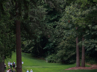 Amy Yang of Republic of Korea walks on the 16th hole during Day Four of the KPMG Women's PGA Championship at Sahalee Country Club in Sammami...