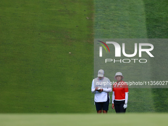 Amy Yang of Republic of Korea prepares to play her shot toward the 16th green during Day Four of the KPMG Women's PGA Championship at Sahale...