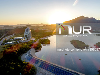 Beijing Sunrise Oriental Kempinski Hotel is standing by Yanqi Lake in Huairou District, Beijing, China, on October 3, 2018. (