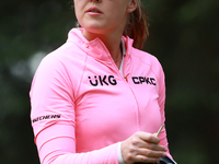 Brooke Henderson of Canada walks on the third hole during Day Four of the KPMG Women's PGA Championship at Sahalee Country Club in Sammamish...