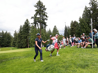 Lexi Thompson of the United States heads to the 17th hole during Day Four of the KPMG Women's PGA Championship at Sahalee Country Club in Sa...