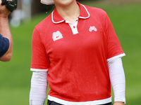 Amy Yang of Republic of Korea celebrates after winning the KPMG Women's PGA Championship at Sahalee Country Club in Sammamish, Washington, U...