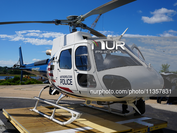 An Airbus H-125, That Will Be Used For Law Enforcement Activity In Washington D.C. , on july 24, 2024.