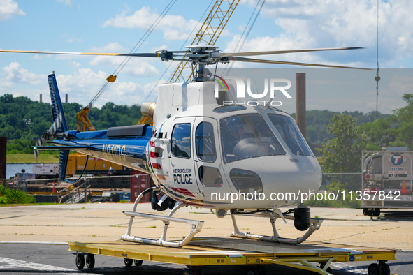 An Airbus H-125, That Will Be Used For Law Enforcement Activity In Washington D.C. , on july 24, 2024.