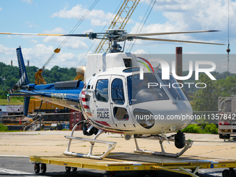 An Airbus H-125, That Will Be Used For Law Enforcement Activity In Washington D.C. , on july 24, 2024.(