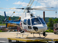 An Airbus H-125, That Will Be Used For Law Enforcement Activity In Washington D.C. , on july 24, 2024.(