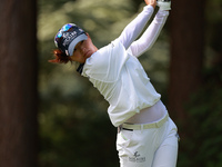 Jin Young Ko of Republic of Korea tees off on the thiurd hole during Day Four of the KPMG Women's PGA Championship at Sahalee Country Club i...