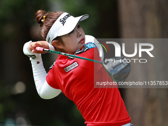 during Day Four of the KPMG Women's PGA Championship at Sahalee Country Club in Sammamish, Washington, USA, on Sunday, June 23, 2024. (