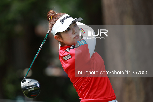 during Day Four of the KPMG Women's PGA Championship at Sahalee Country Club in Sammamish, Washington, USA, on Sunday, June 23, 2024. 