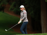 Lauren Hartlage of the United States plays her shot toward the 16th green during Day Four of the KPMG Women's PGA Championship at Sahalee Co...