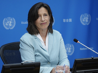 Under Secretary  General for Global Communications, Melissa Fleming discusses work needed to institute measures to protect information integ...