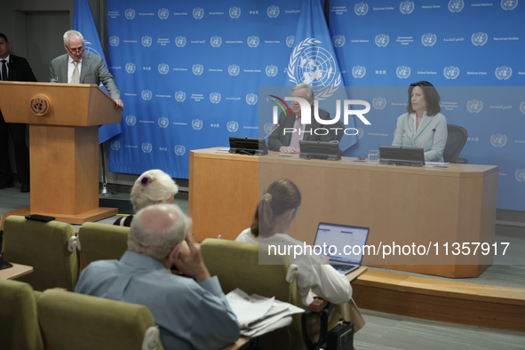 UN Secretary-General Antonio Guterres and Under Secretary  General for Global Communications, Melissa Fleming discuss work needed to institu...