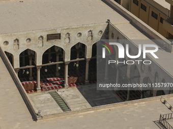 A picture taken on June 24, 2024, in Cairo, Egypt, is showing the minarets of Bab Zuweila, one of the historic gates of Islamic Cairo in the...