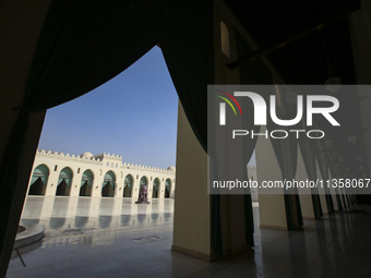 A view of Al-Hakim Mosque is among the important structures in Cairo, Egypt, on June 24, 2024. Egypt, which is the most populated country in...