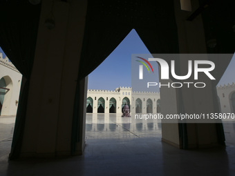 A view of Al-Hakim Mosque is among the important structures in Cairo, Egypt, on June 24, 2024. Egypt, which is the most populated country in...