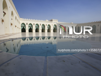 A view of Al-Hakim Mosque is among the important structures in Cairo, Egypt, on June 24, 2024. Egypt, which is the most populated country in...