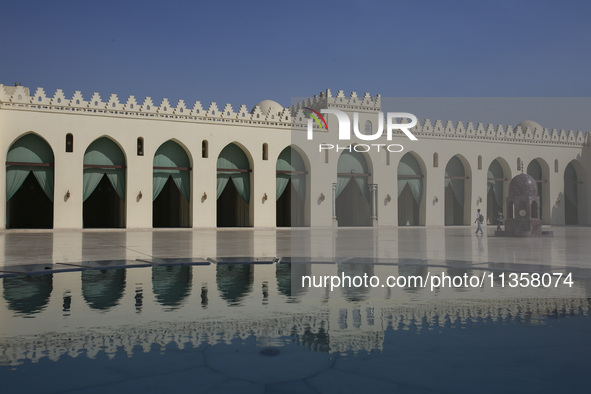 A view of Al-Hakim Mosque is among the important structures in Cairo, Egypt, on June 24, 2024. Egypt, which is the most populated country in...