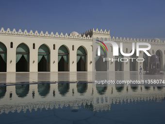 A view of Al-Hakim Mosque is among the important structures in Cairo, Egypt, on June 24, 2024. Egypt, which is the most populated country in...