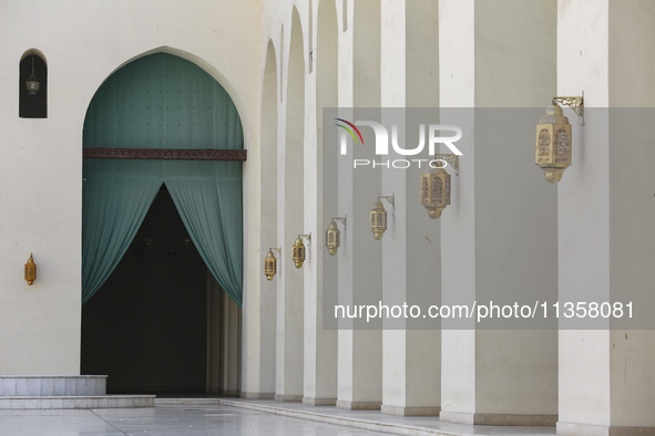 A view of Al-Hakim Mosque is among the important structures in Cairo, Egypt, on June 24, 2024. Egypt, which is the most populated country in...