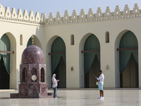 A view of Al-Hakim Mosque is among the important structures in Cairo, Egypt, on June 24, 2024. Egypt, which is the most populated country in...