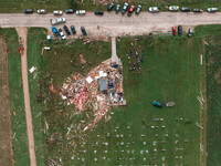 Severe storms are bringing numerous tornadoes that are touching down across parts of Wisconsin on Saturday, June 22, 2024. The Apple Grove C...