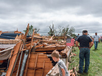 Severe storms are bringing numerous tornadoes that are touching down across parts of Wisconsin on Saturday, June 22, 2024. The Apple Grove C...