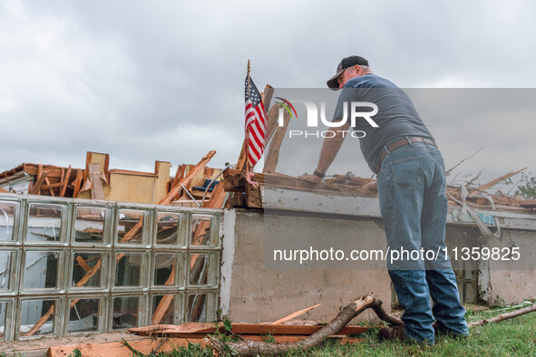 Severe storms are bringing numerous tornadoes that are touching down across parts of Wisconsin on Saturday, June 22, 2024. The Apple Grove C...