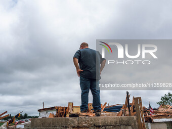 Severe storms are bringing numerous tornadoes that are touching down across parts of Wisconsin on Saturday, June 22, 2024. The Apple Grove C...