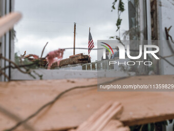 Severe storms are bringing numerous tornadoes that are touching down across parts of Wisconsin on Saturday, June 22, 2024. The Apple Grove C...