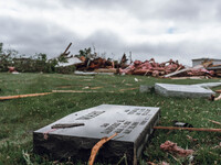 Severe storms are bringing numerous tornadoes that are touching down across parts of Wisconsin on Saturday, June 22, 2024. The Apple Grove C...