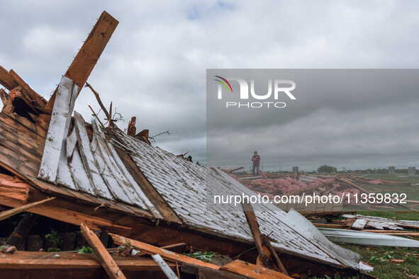 Severe storms are bringing numerous tornadoes that are touching down across parts of Wisconsin on Saturday, June 22, 2024. The Apple Grove C...