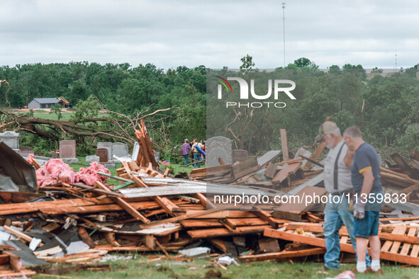 Severe storms are bringing numerous tornadoes that are touching down across parts of Wisconsin on Saturday, June 22, 2024. The Apple Grove C...