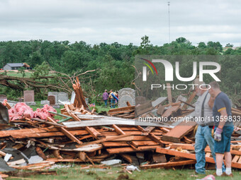 Severe storms are bringing numerous tornadoes that are touching down across parts of Wisconsin on Saturday, June 22, 2024. The Apple Grove C...