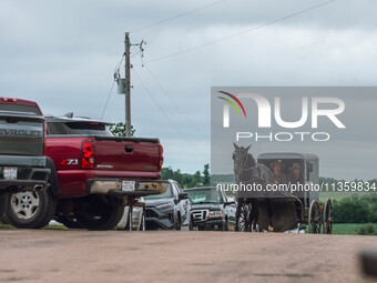 Severe storms are bringing numerous tornadoes that are touching down across parts of Wisconsin on Saturday, June 22, 2024. The Apple Grove C...