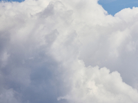 Storm clouds are beginning to form on the horizon, announcing the imminent arrival of a storm in Zurich, Switzerland, on June 27, 2024. (