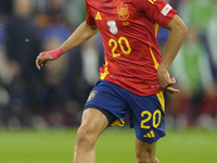 Pedri central midfield of Spain and FC Barcelona during the UEFA EURO 2024 group stage match between Spain and Italy at Arena AufSchalke on...