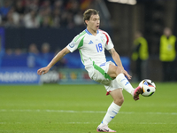 Nicolo Barella central midfield of Italy and Inter Milan during the UEFA EURO 2024 group stage match between Spain and Italy at Arena AufSch...