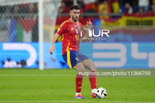 Aymeric Laporte centre-back of Spain and Al-Nassr FC during the UEFA EURO 2024 group stage match between Spain and Italy at Arena AufSchalke...