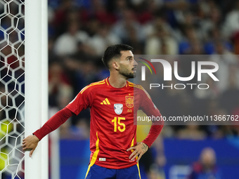 Alex Baena attacking midfield of Spain and Villarreal CF during the UEFA EURO 2024 group stage match between Spain and Italy at Arena AufSch...