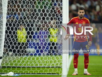 Alex Baena attacking midfield of Spain and Villarreal CF during the UEFA EURO 2024 group stage match between Spain and Italy at Arena AufSch...