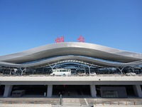 The T2 terminal of Yantai Penglai International Airport in Yantai, China, on June 28, 2024, is operating on its first day. (