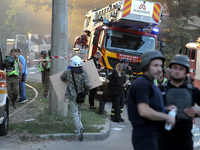 A search and rescue effort is underway at an apartment block hit by a Russian missile in Dnipro, Ukraine, on June 28, 2024. Russian troops a...