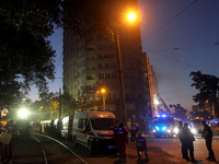 A search and rescue effort is underway at an apartment block hit by a Russian missile in Dnipro, Ukraine, on June 28, 2024. Russian troops a...